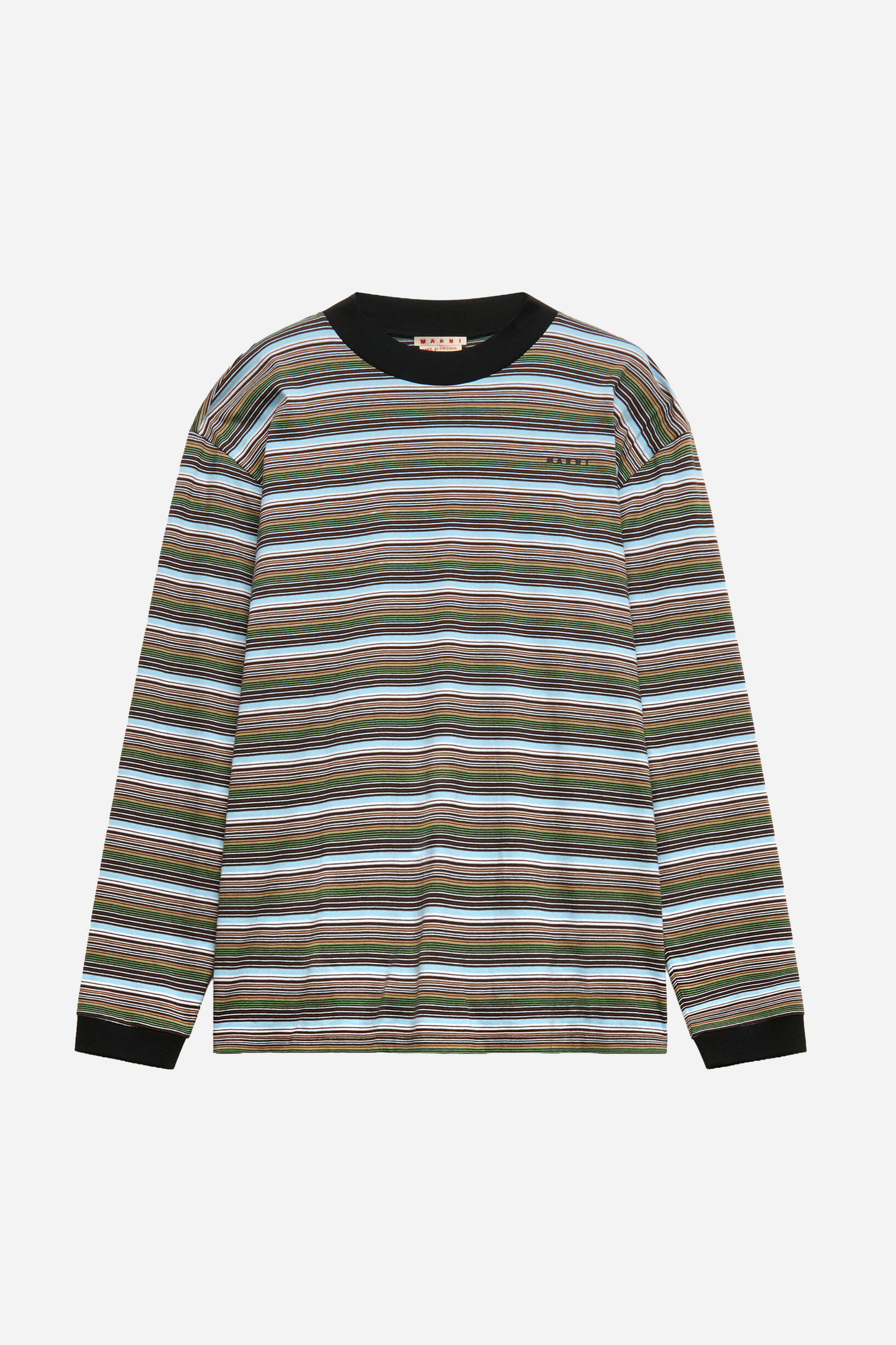 Multicolour Striped Long-Sleeved T-shirt