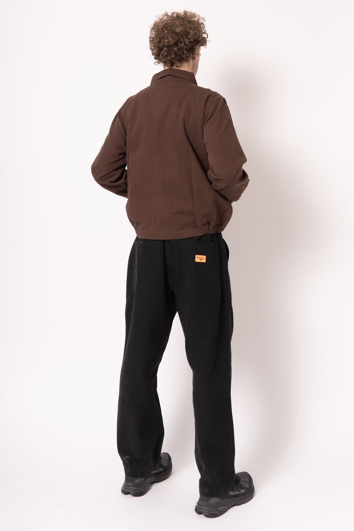 Twill Work Jacket Brown
