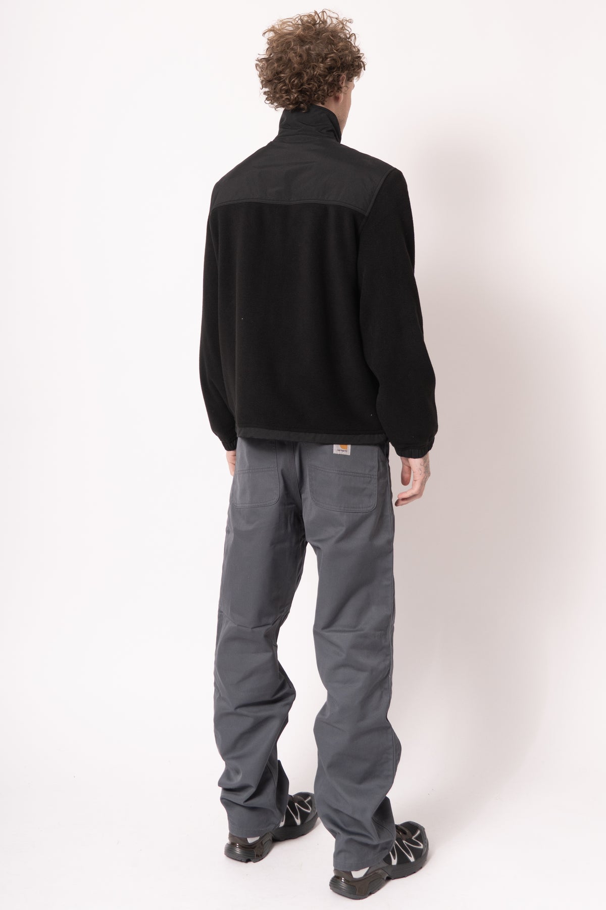 Edmore Sweat Jacket Black White