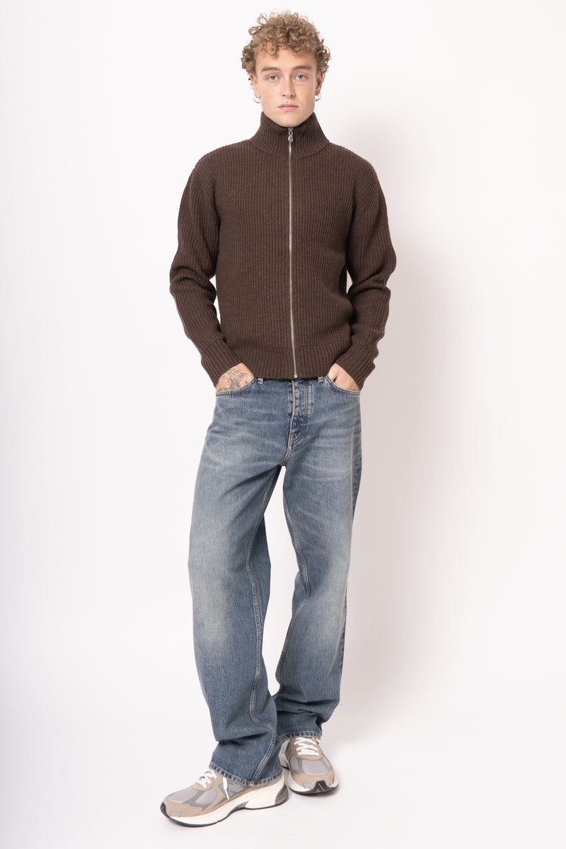 Shrunk Full Zip Bistre