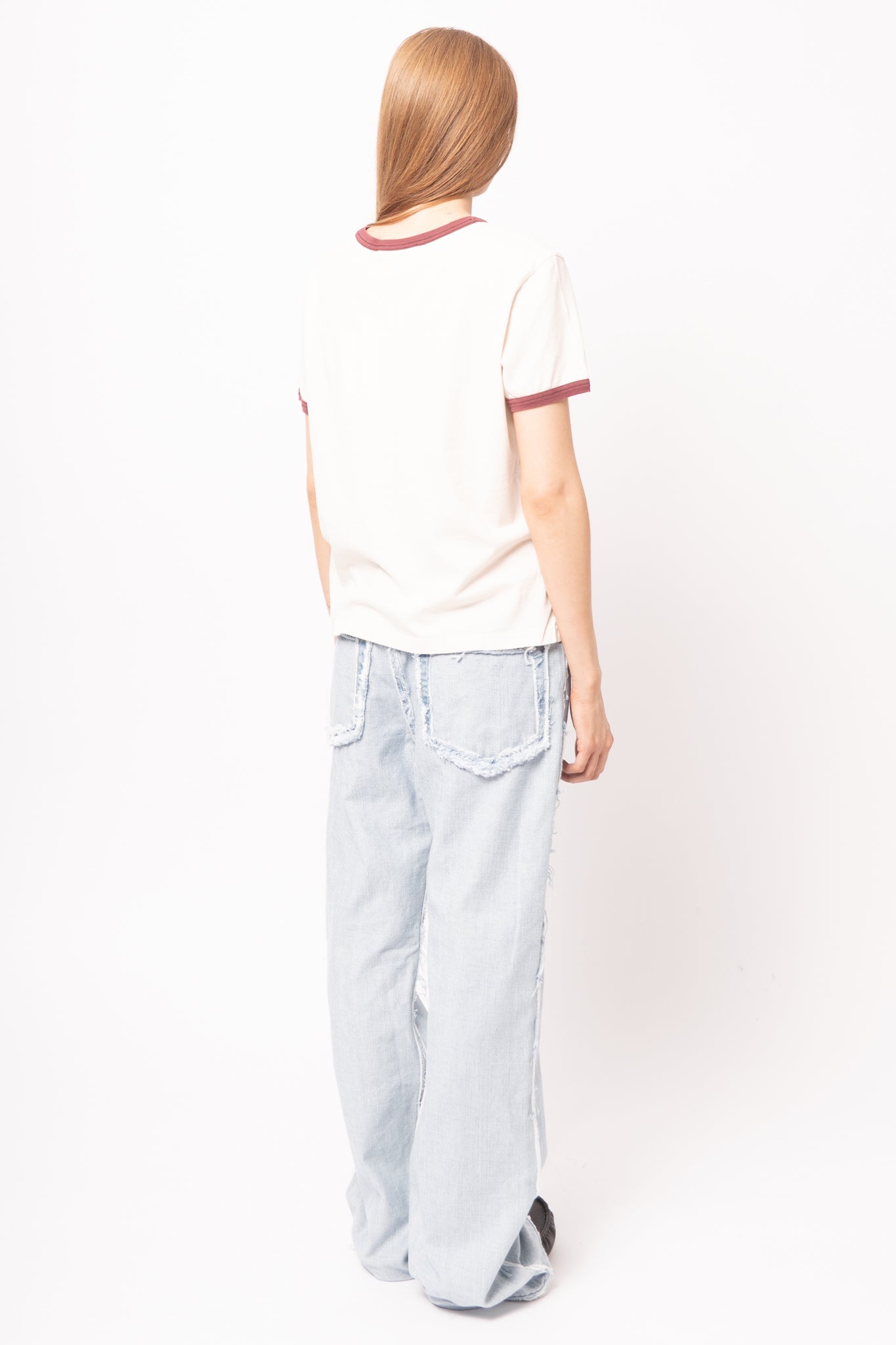 Graphic T-Shirt Off White/Burgundy