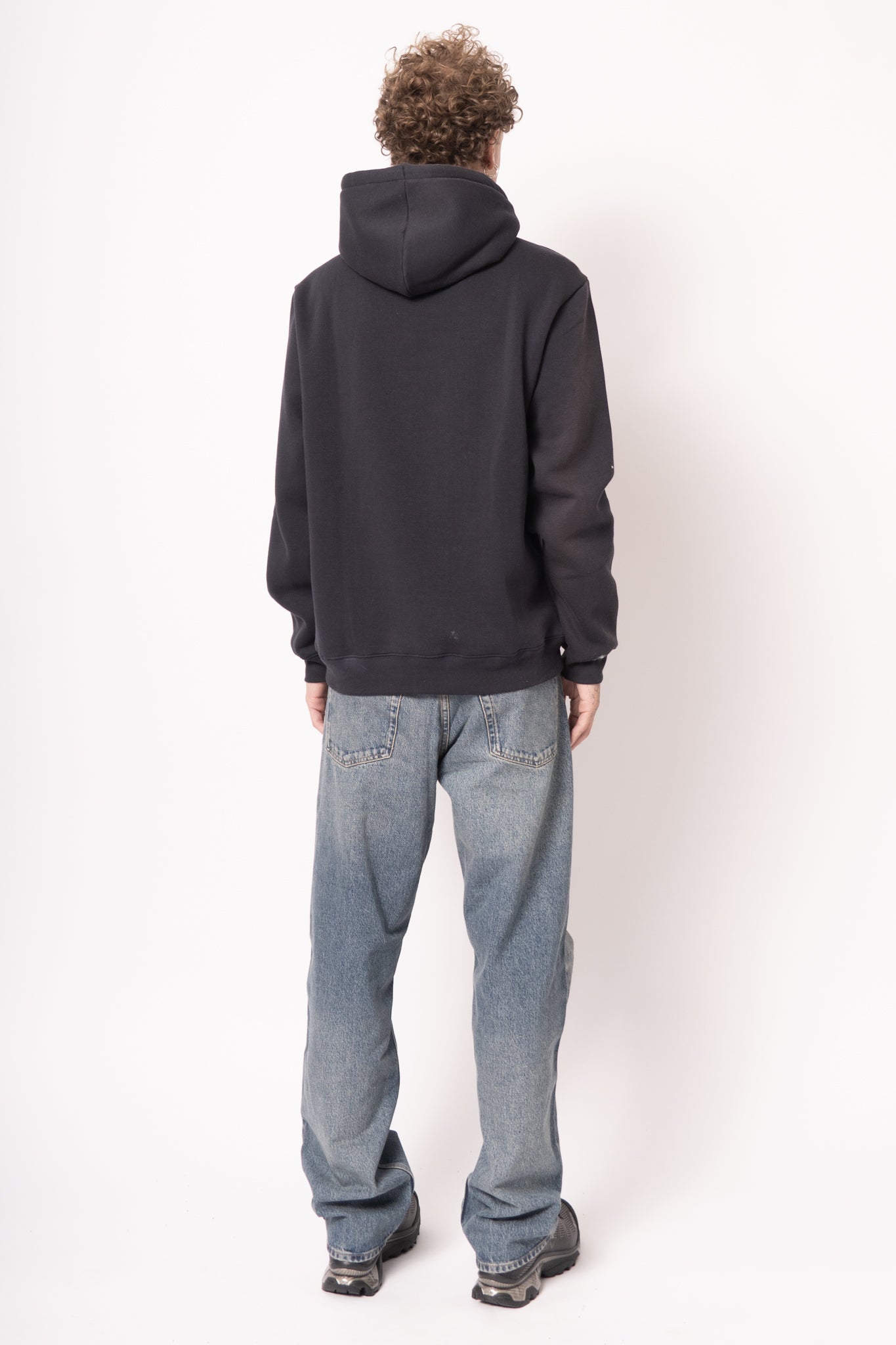 Noahst Logo Sweatshirt Navy Sky
