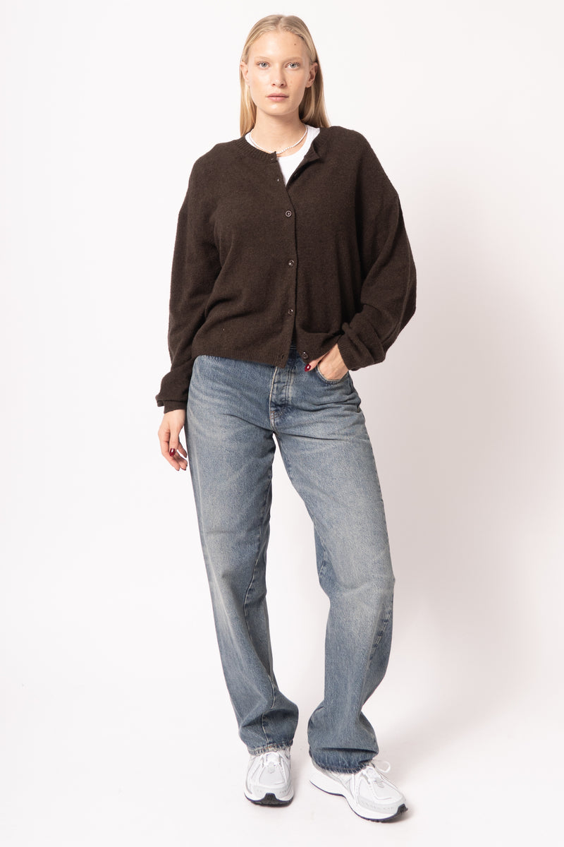 Ouity Cardigan Choco Melange