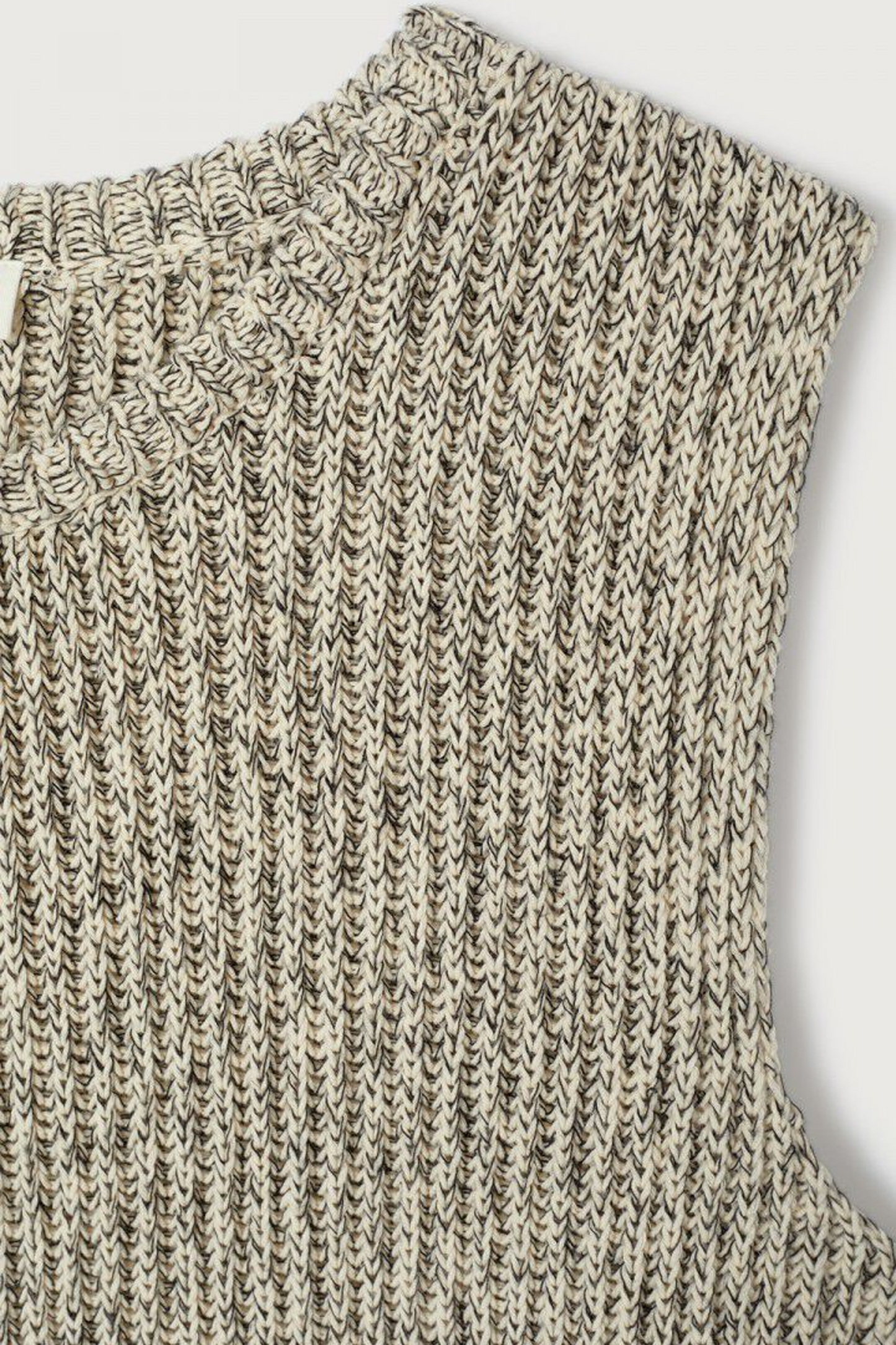 Twily Jumper Black Marled Cream