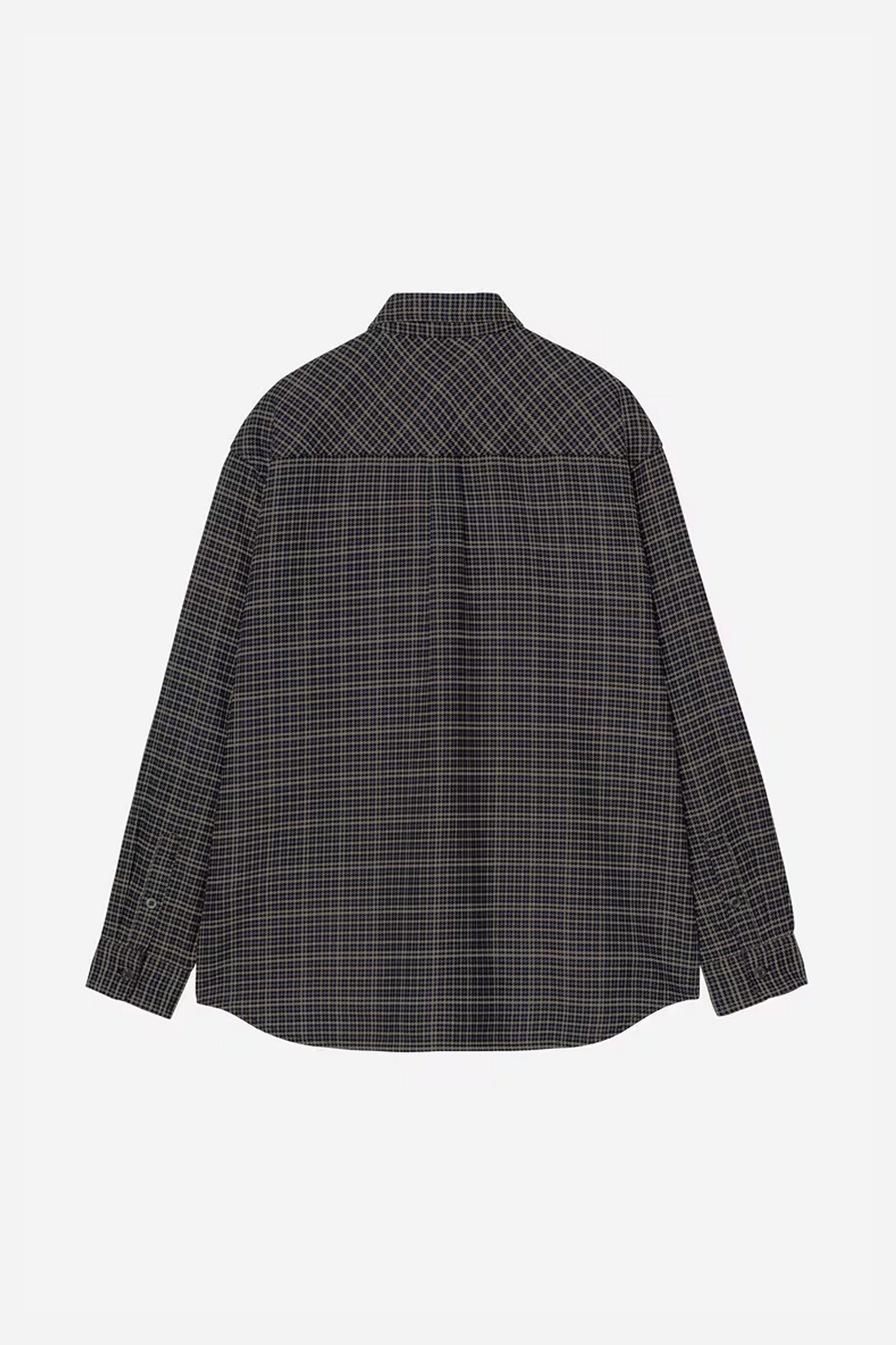 L/S Todrick Shirt Houndstooth/Blue