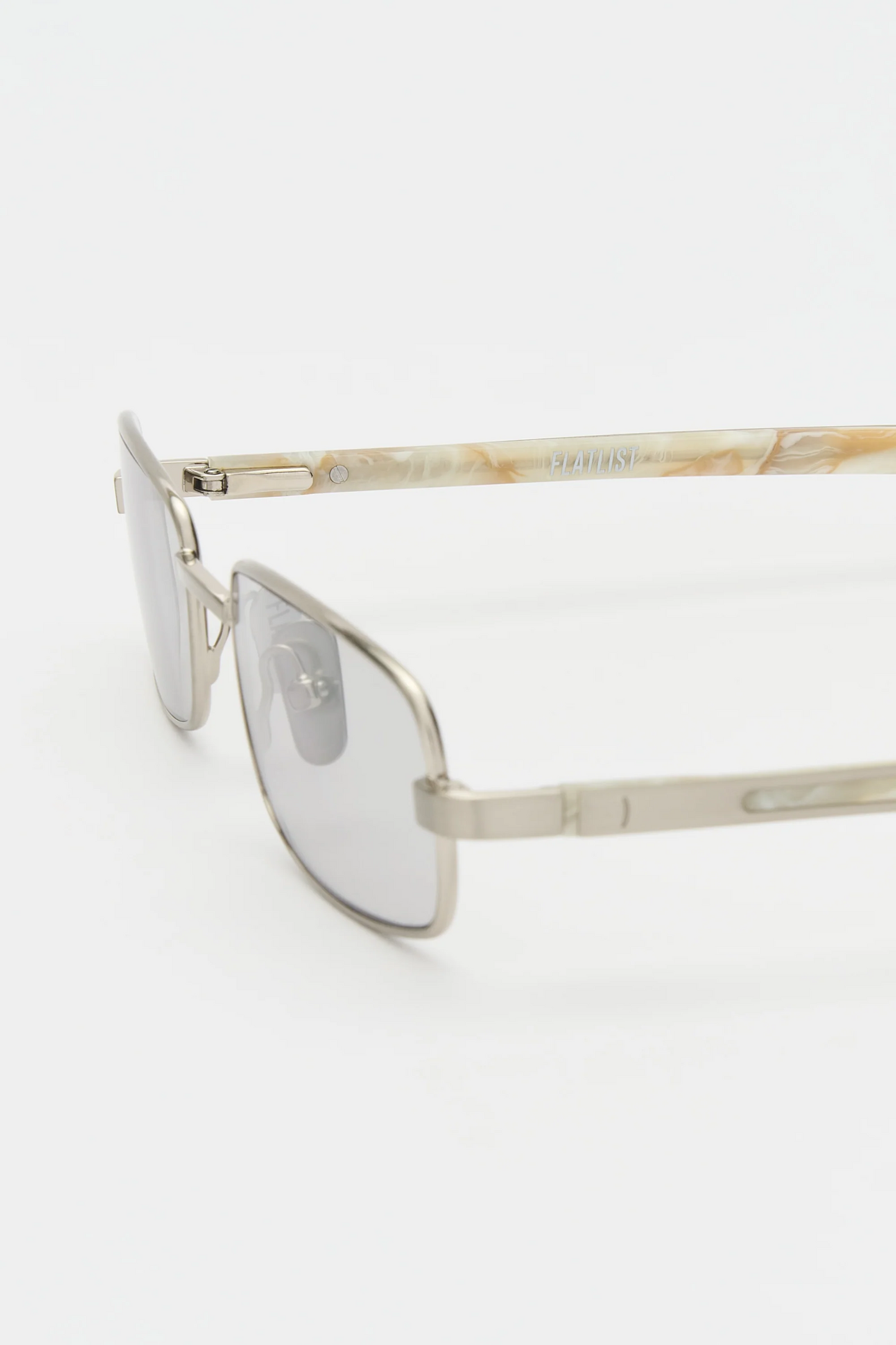 Sting Brushed Silver Light Grey Lens