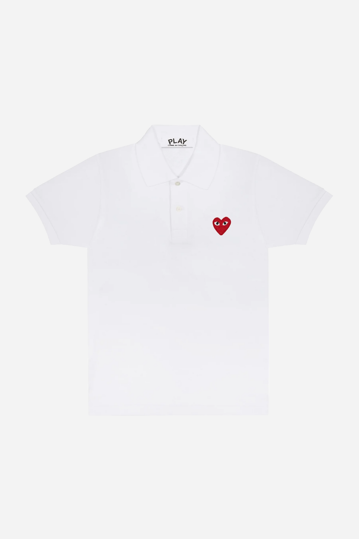 Red Heart Polo White
