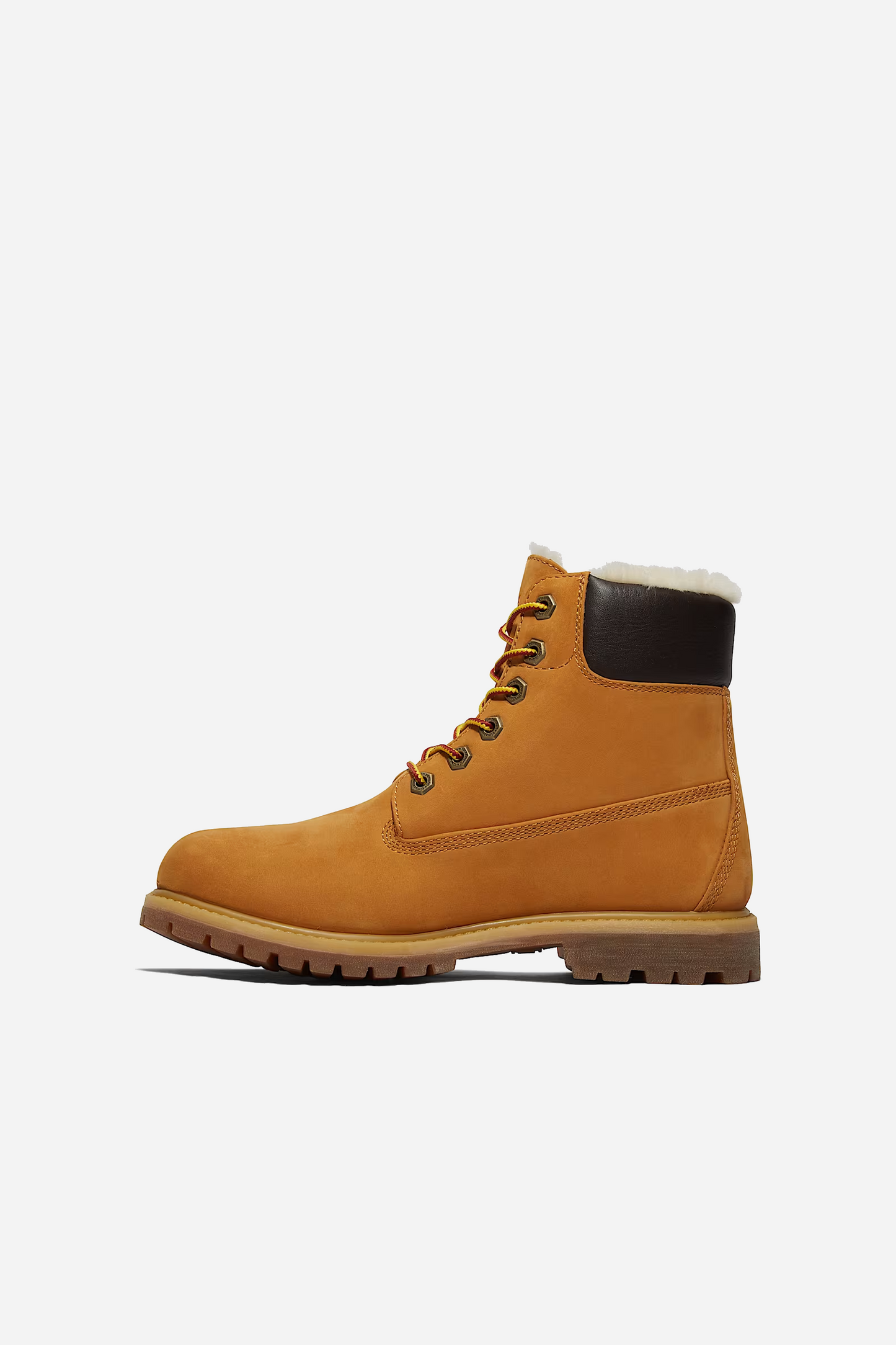 6 Inch Warm Lined Lace Up Waterproof Boot Wheat