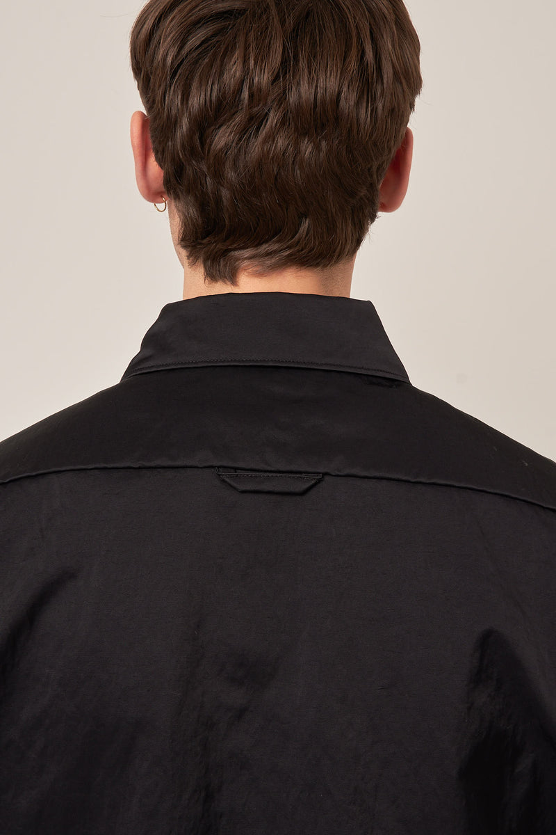 Nylon Pocket Shirt Black