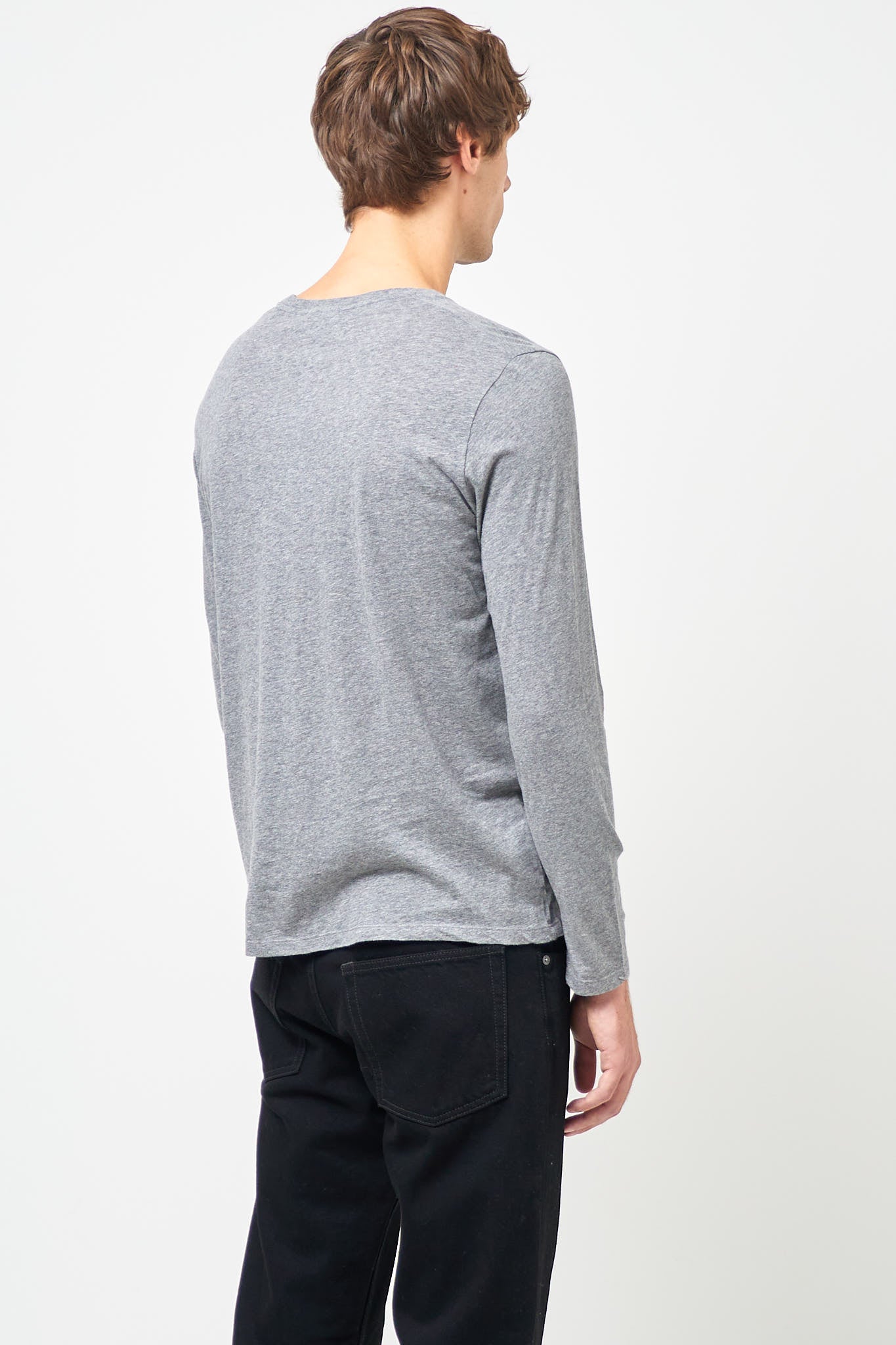 Decatur LS T-shirt Grey Melange