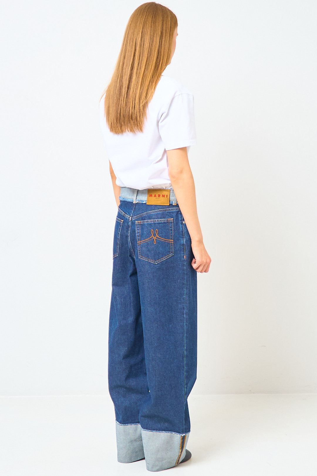 Blue Denim Inside-Out Jeans