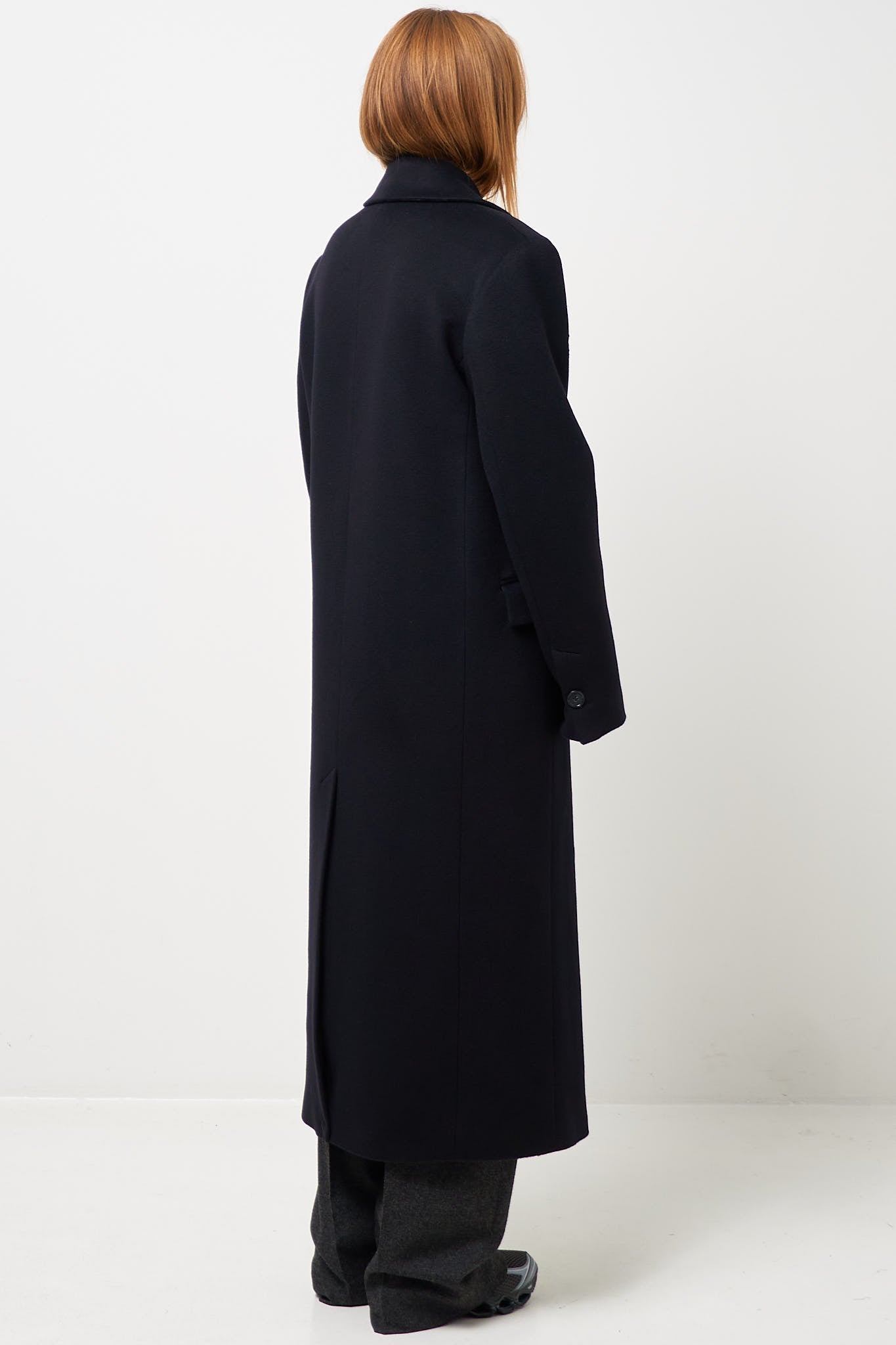 Broad Cashmere Coat Black