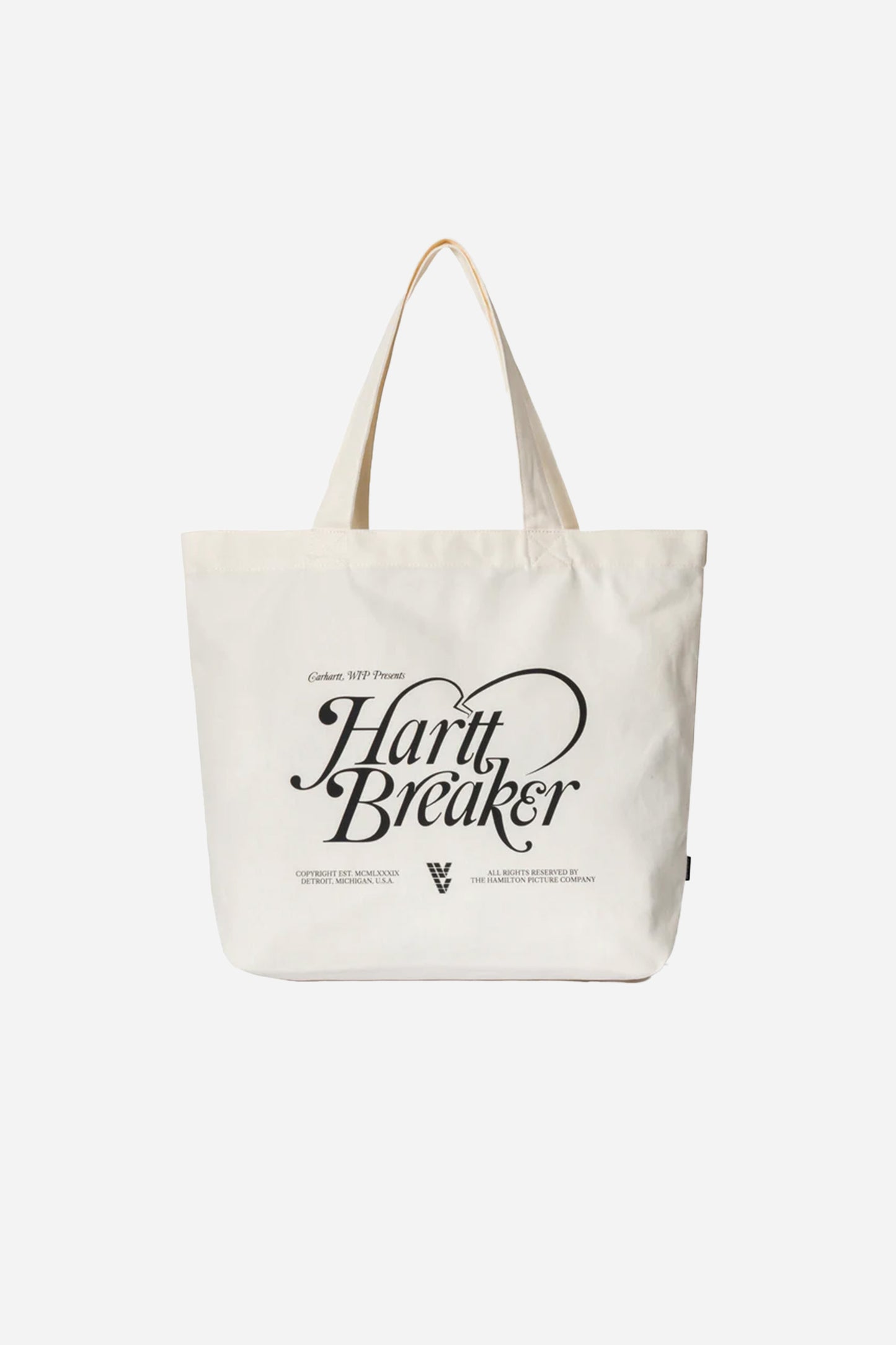 Canvas Graphic Tote Harttbreaker Print Wax