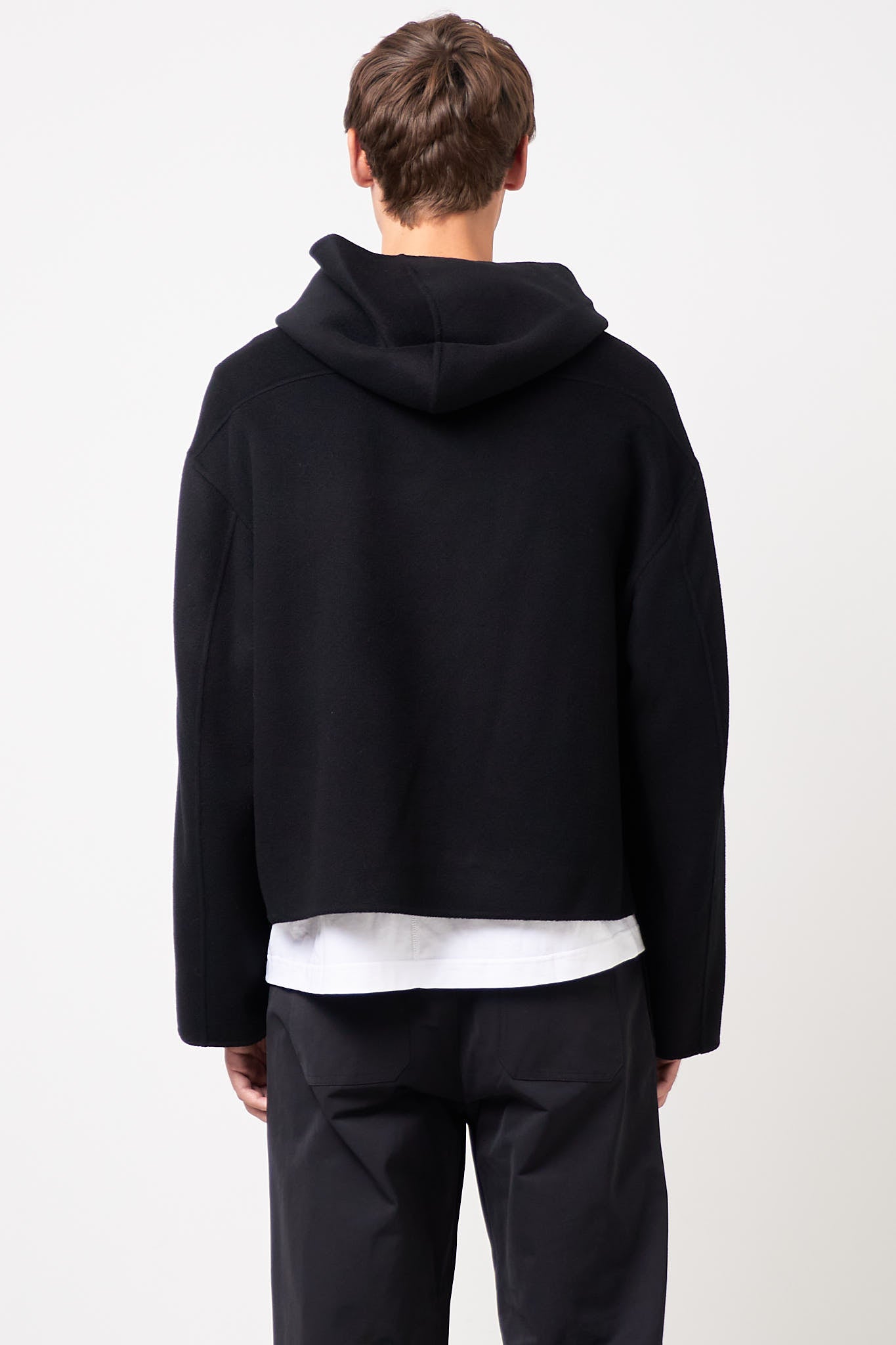 Cashmere Hooded Jacket Black