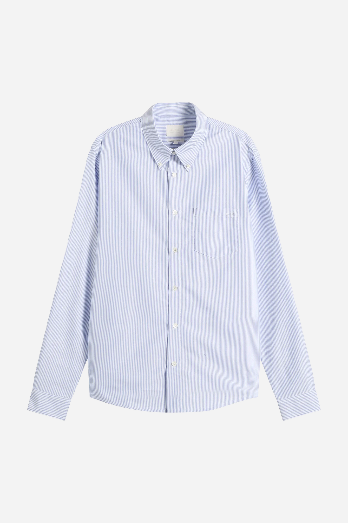 New Greg Button Down Shirt Stripe Blue