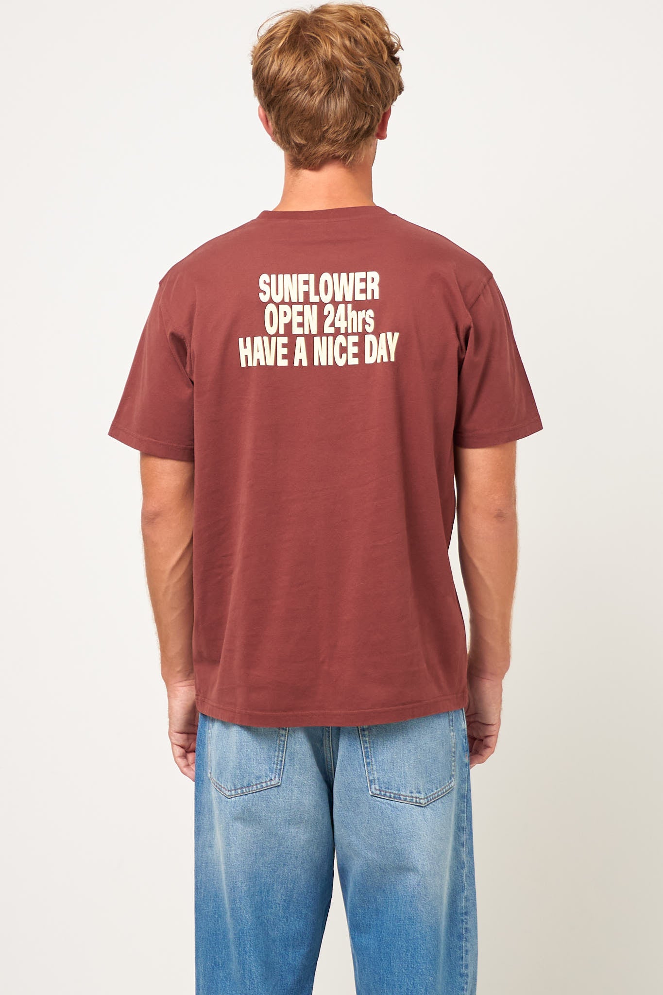 Easy Hours Tee Fire Brick
