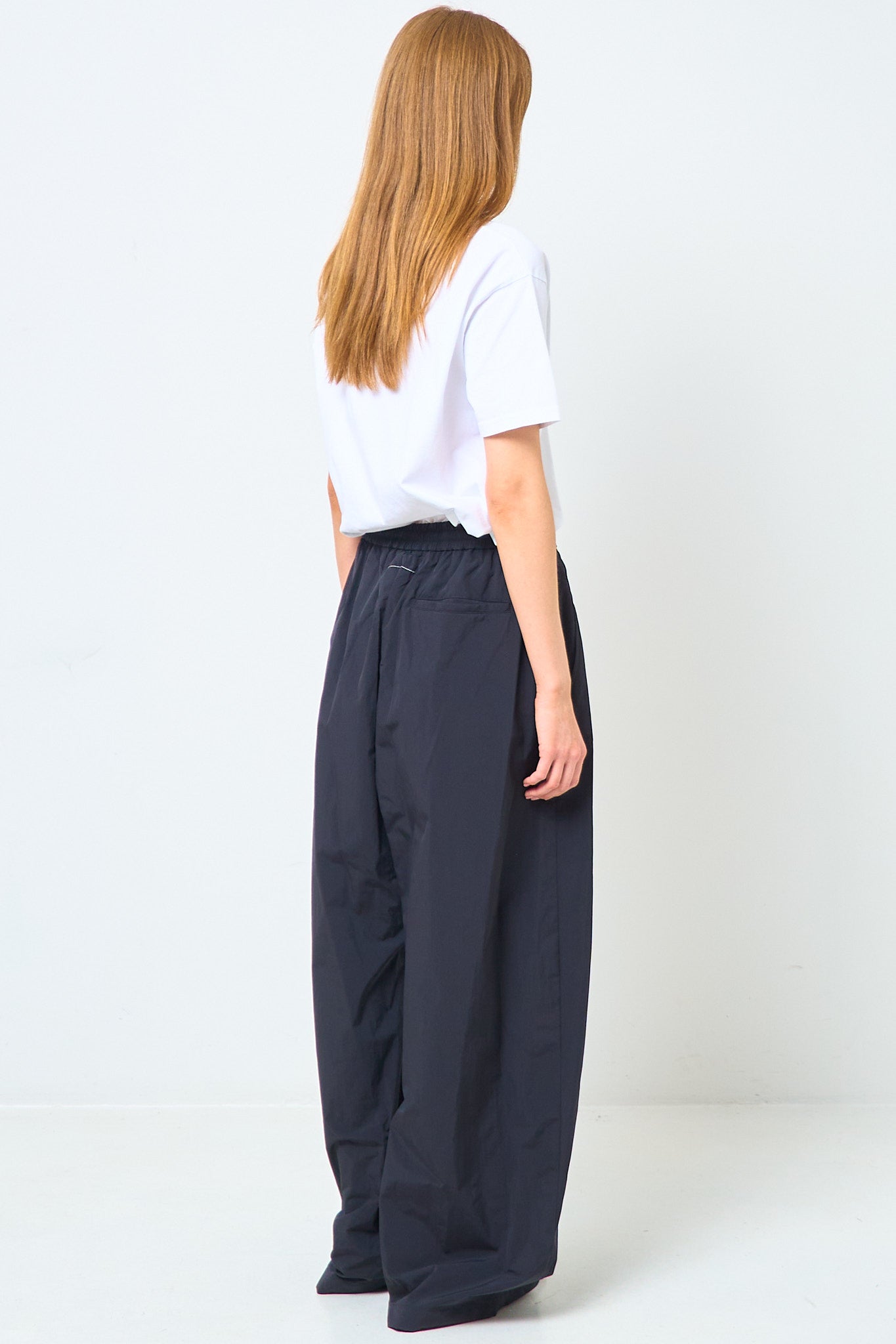 Straight Leg Track Pants Black