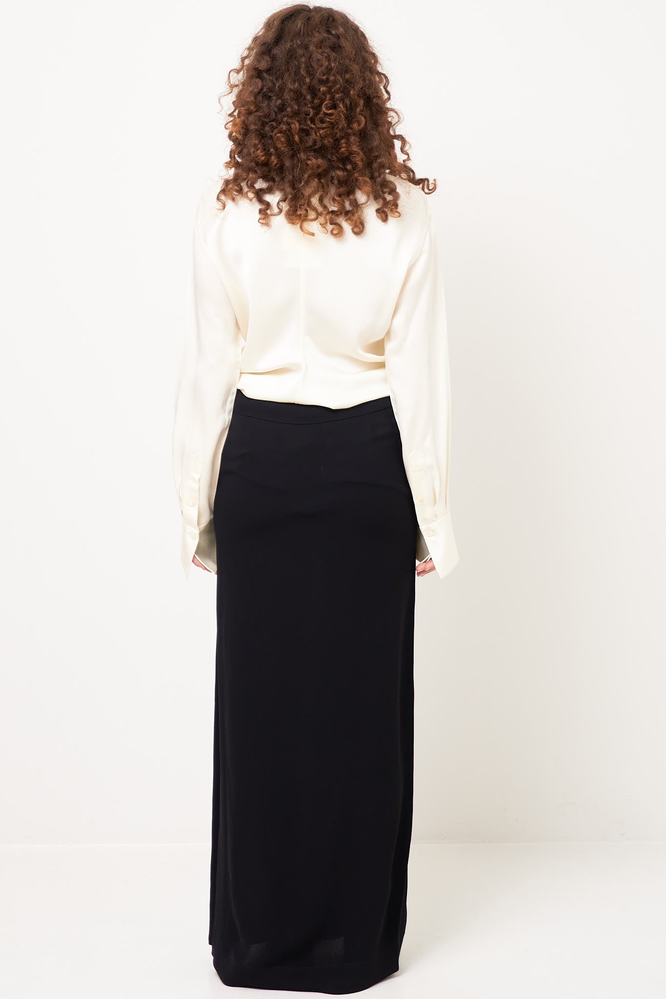 High Slit Skirt Black