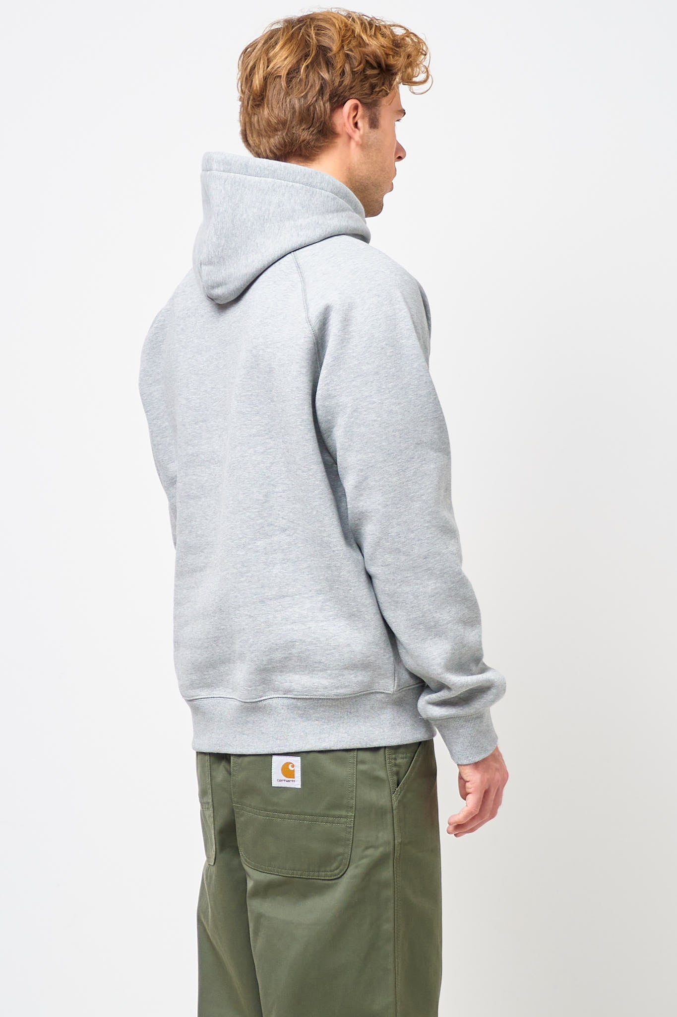Hooded Chase Sweat Grey Heather/Gold