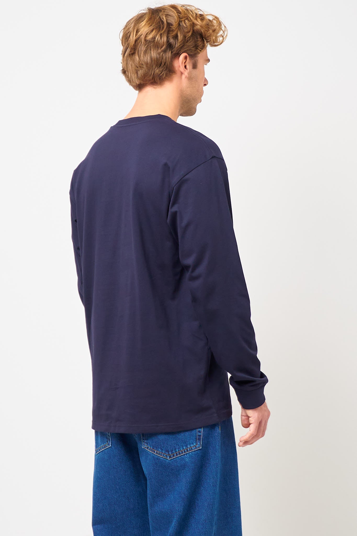 L/S Chase T-shirt Dark Navy/Gold