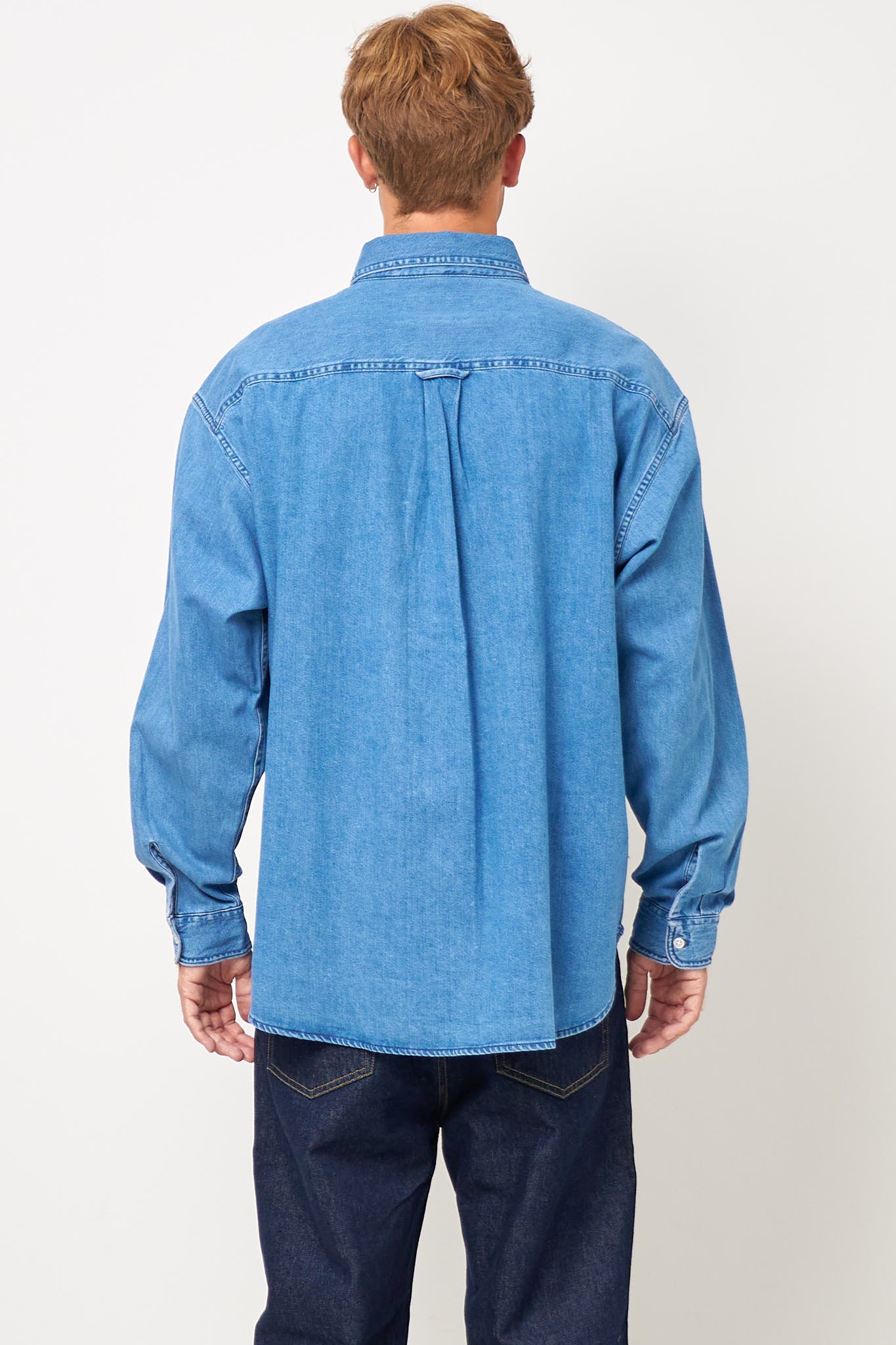Lucas Shirt Blue Stone Washed