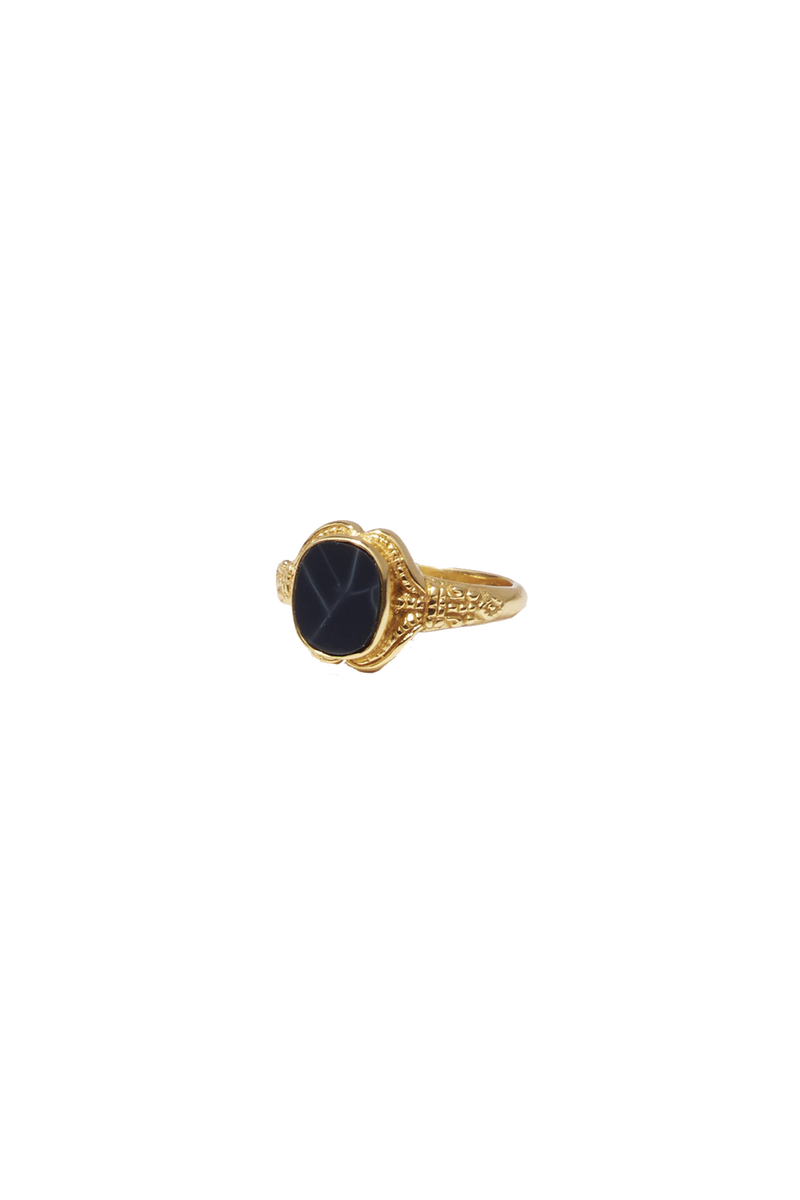 Laisser Ring Black/Gold