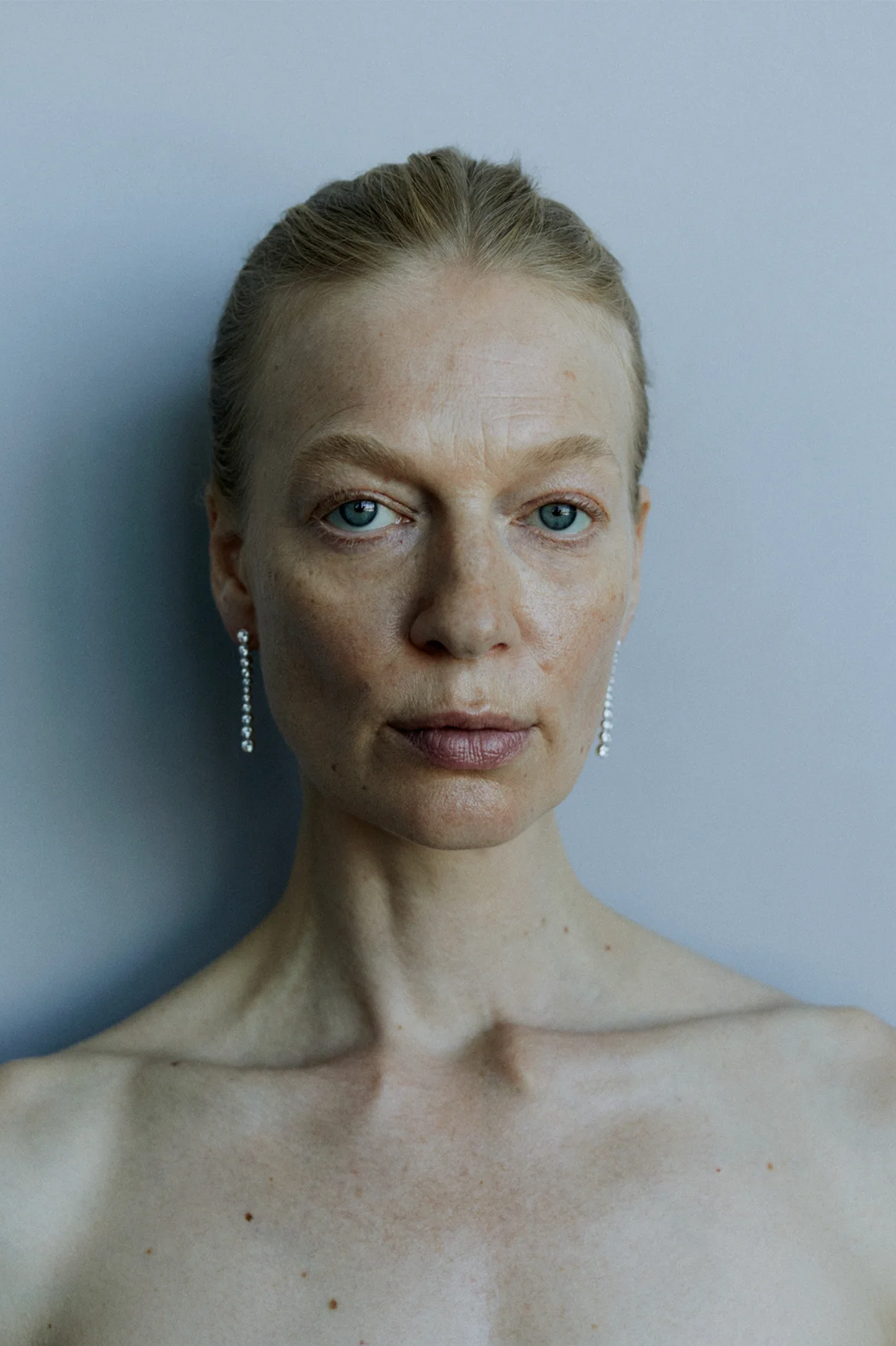 Oda Long Earring Silver