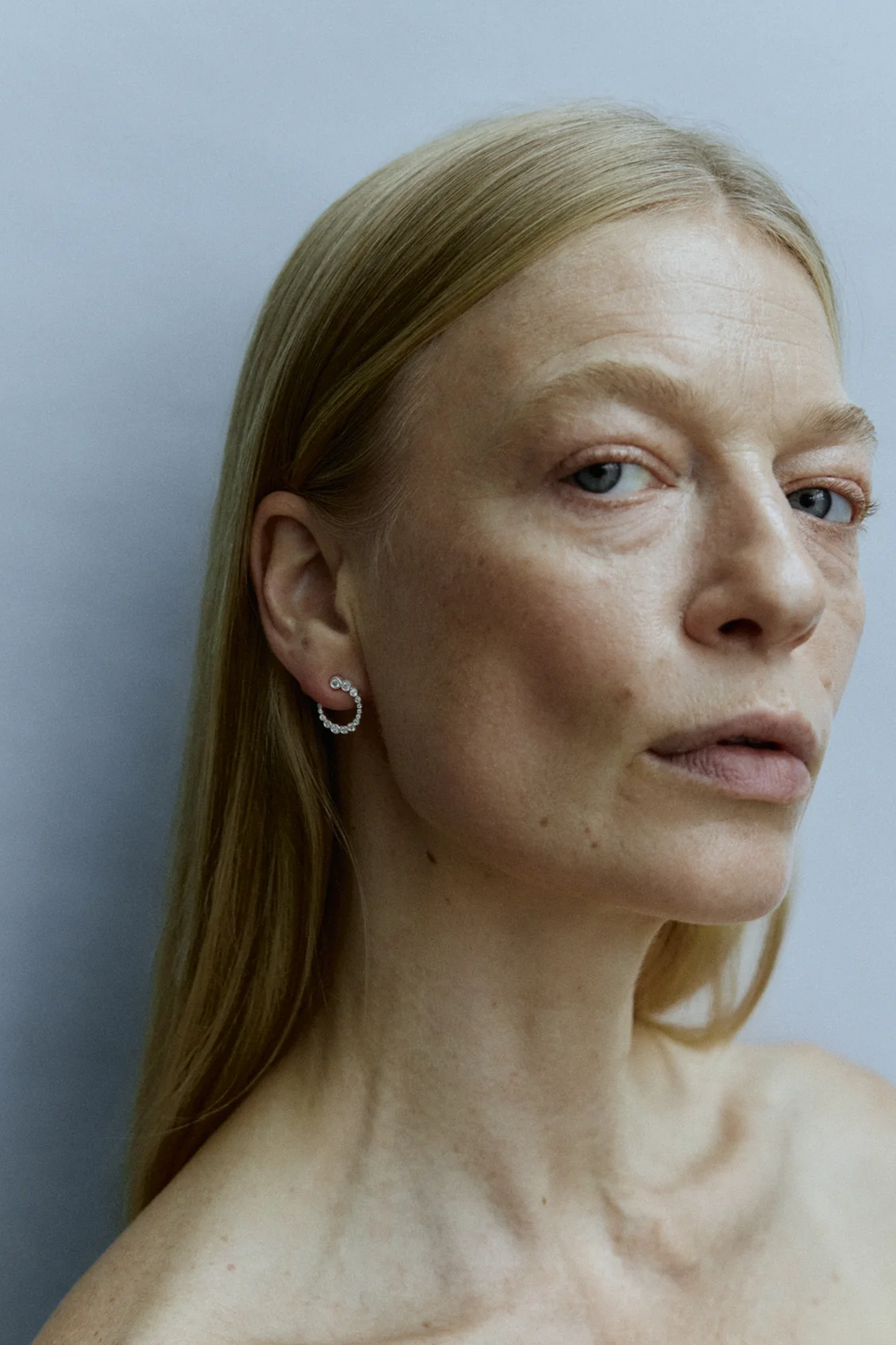 Odette Spiral Earring Silver