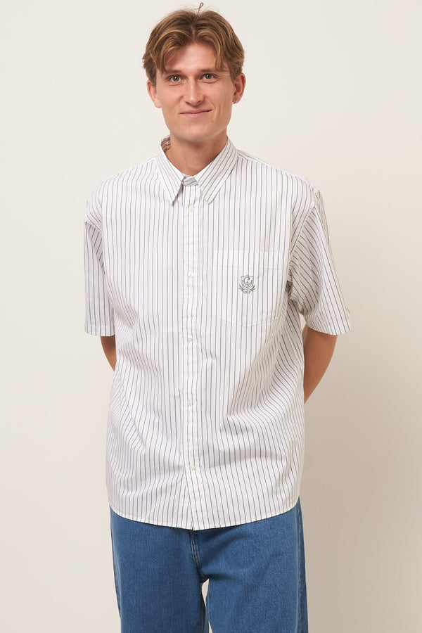 S/S Linus Shirt Park/White