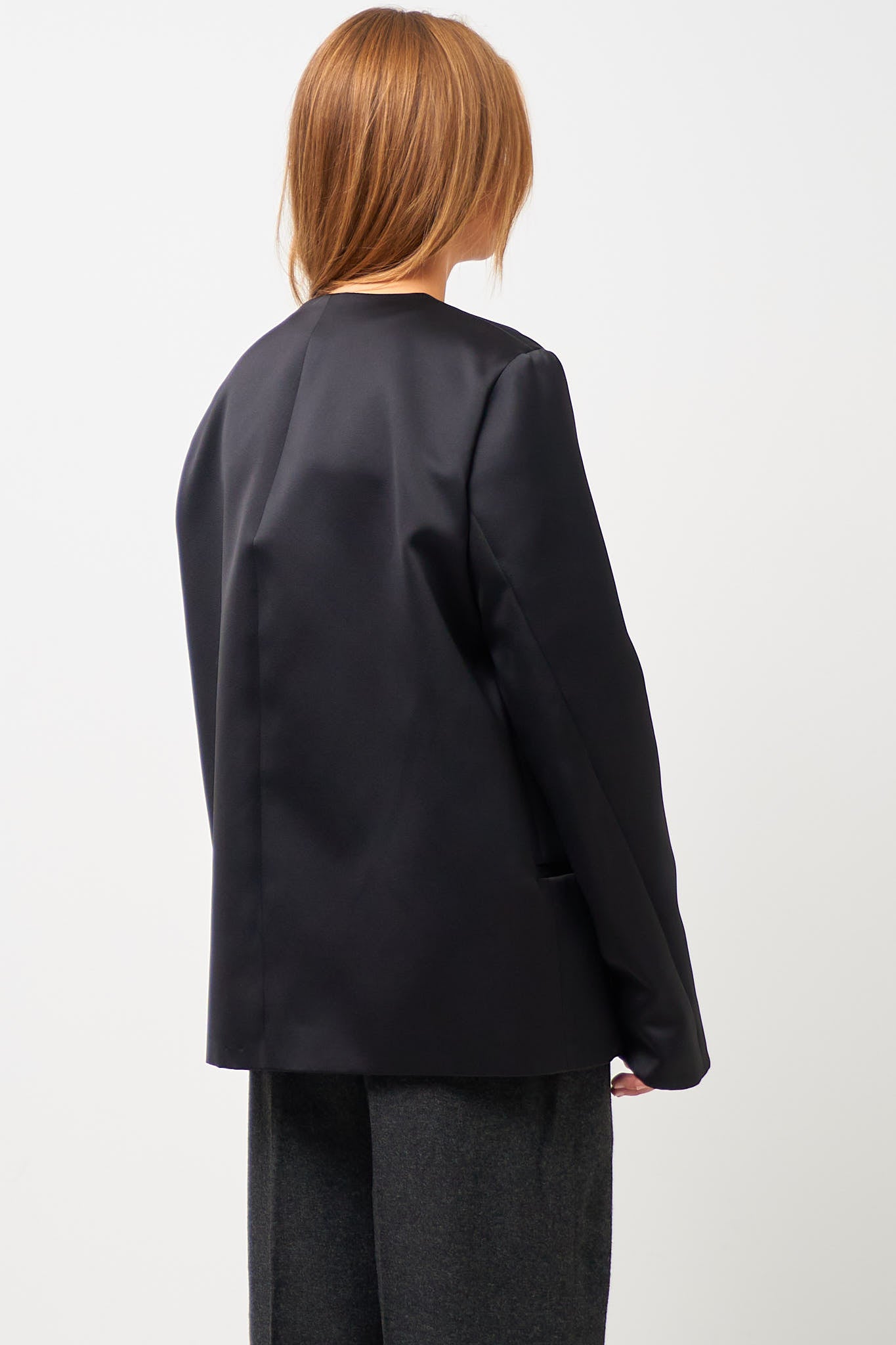 Satin Dinner Jacket Black