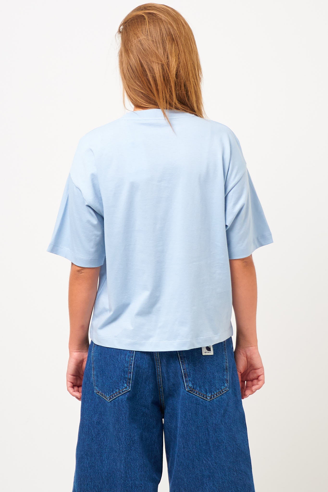 W' S/S Cream Of The Crop T-Shirt Blue Fog