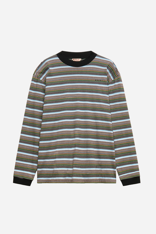 Multicolour Striped Long-Sleeved T-shirt