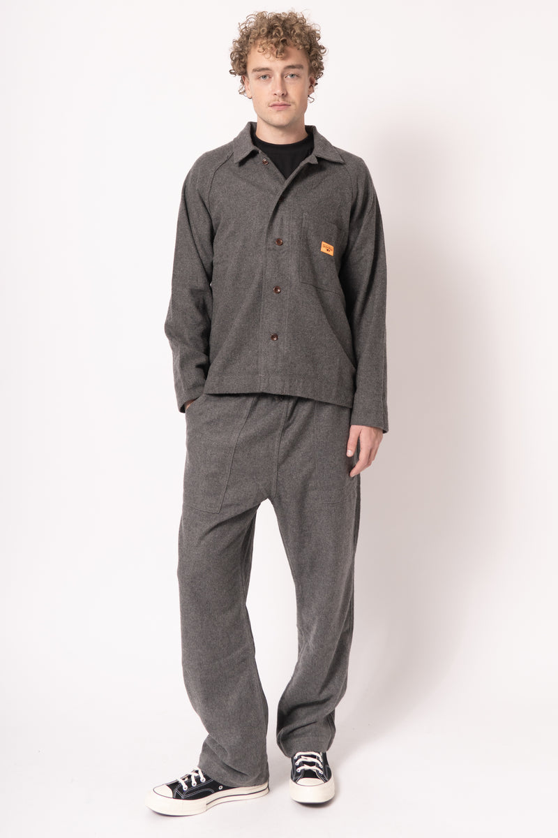 Flannel Overshirt Charcoal