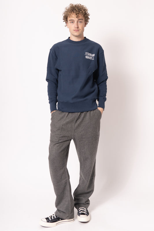Double Vision Crewneck Navy