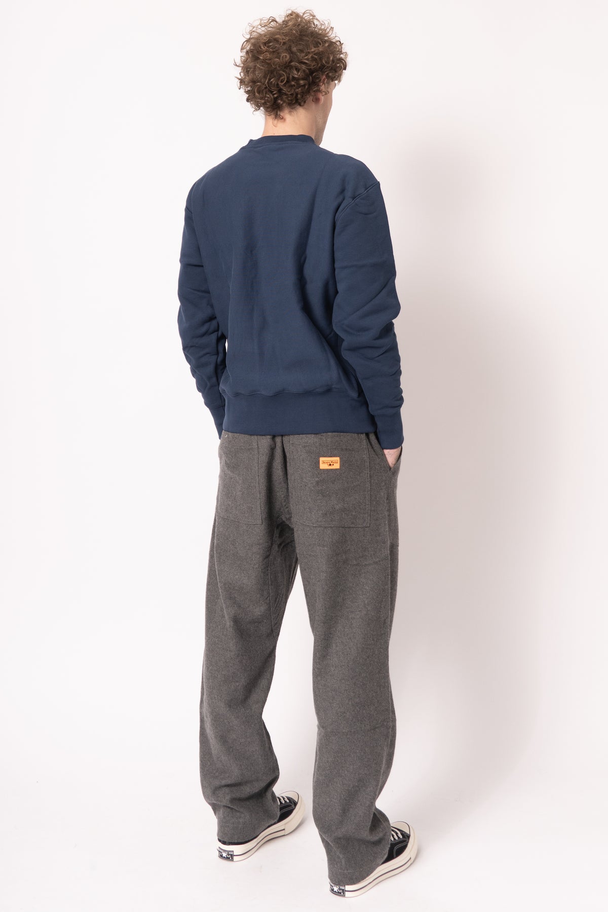 Double Vision Crewneck Navy