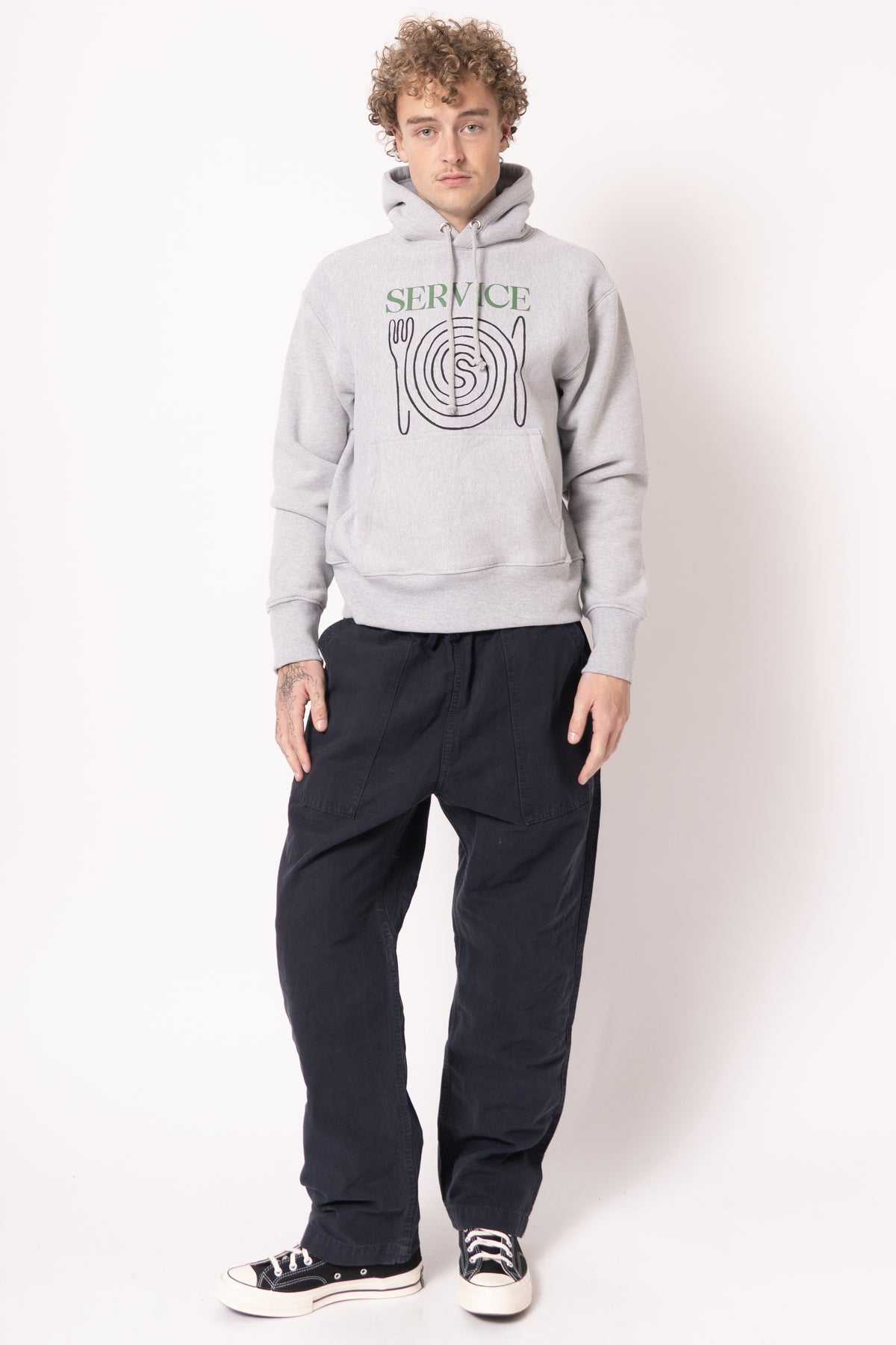Spiral Hoodie Heather Grey