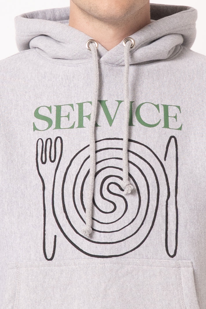 Spiral Hoodie Heather Grey