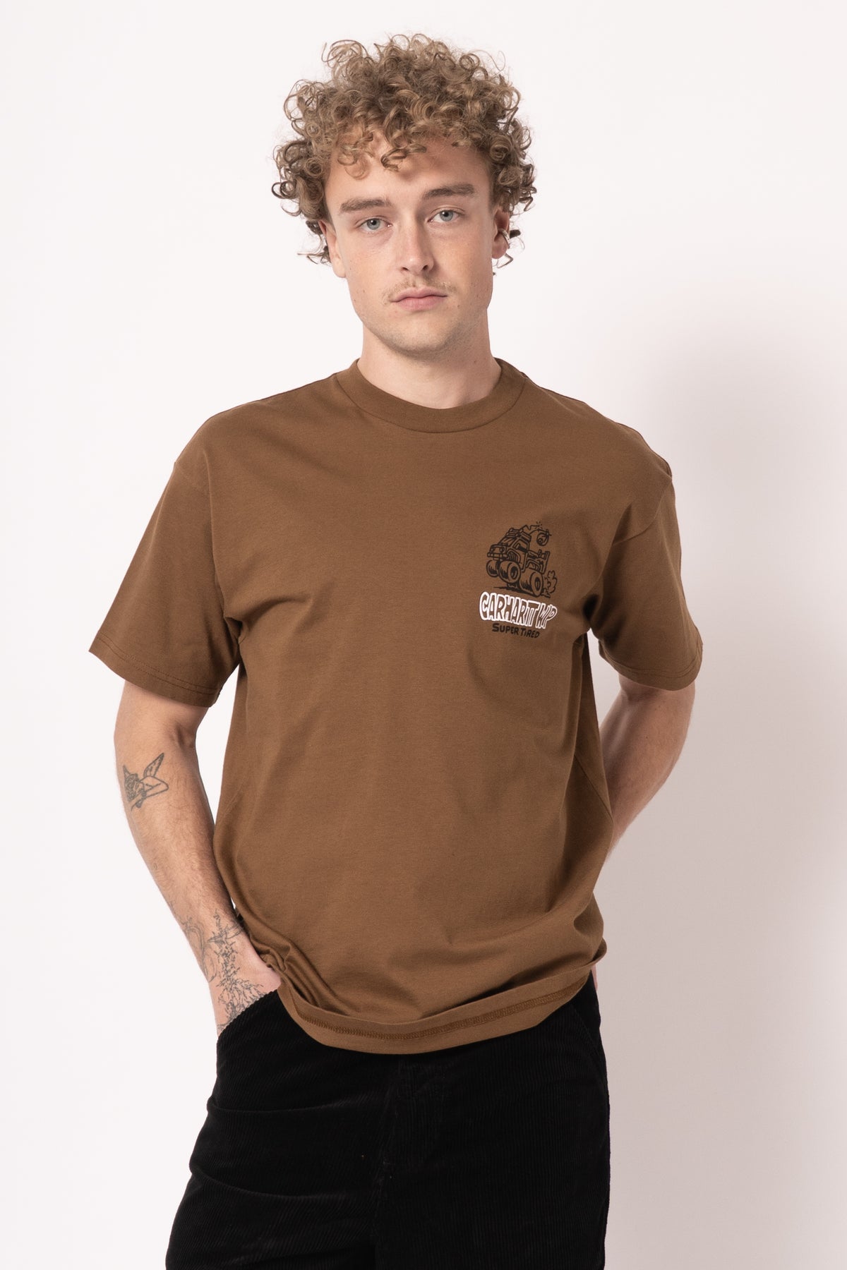 S/S Hot Rat T-Shirt Brown