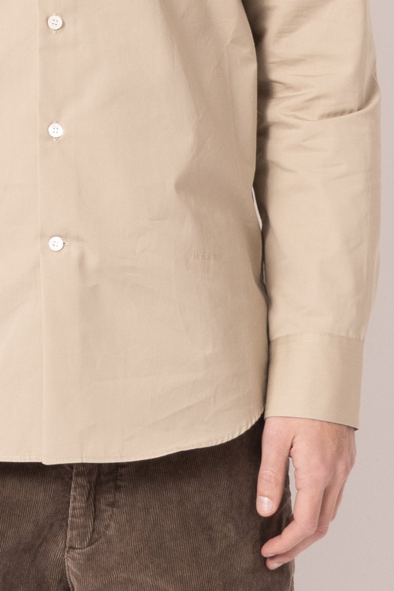 Poplin Shirt Beige