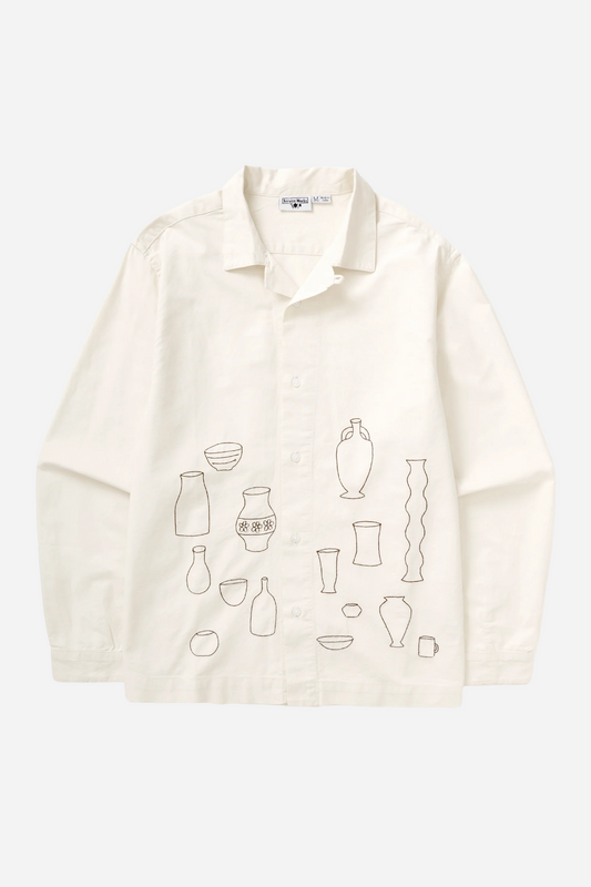 Ceramic Resort Shirt Off White