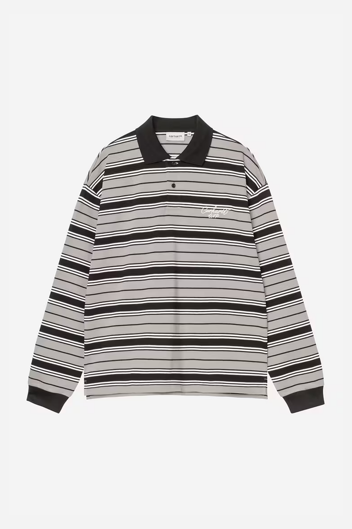 L/S Devitt Rugby Shirt Stripe/Shady Grey