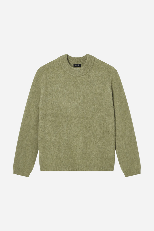 Loose Fit Light Khaki Sweater