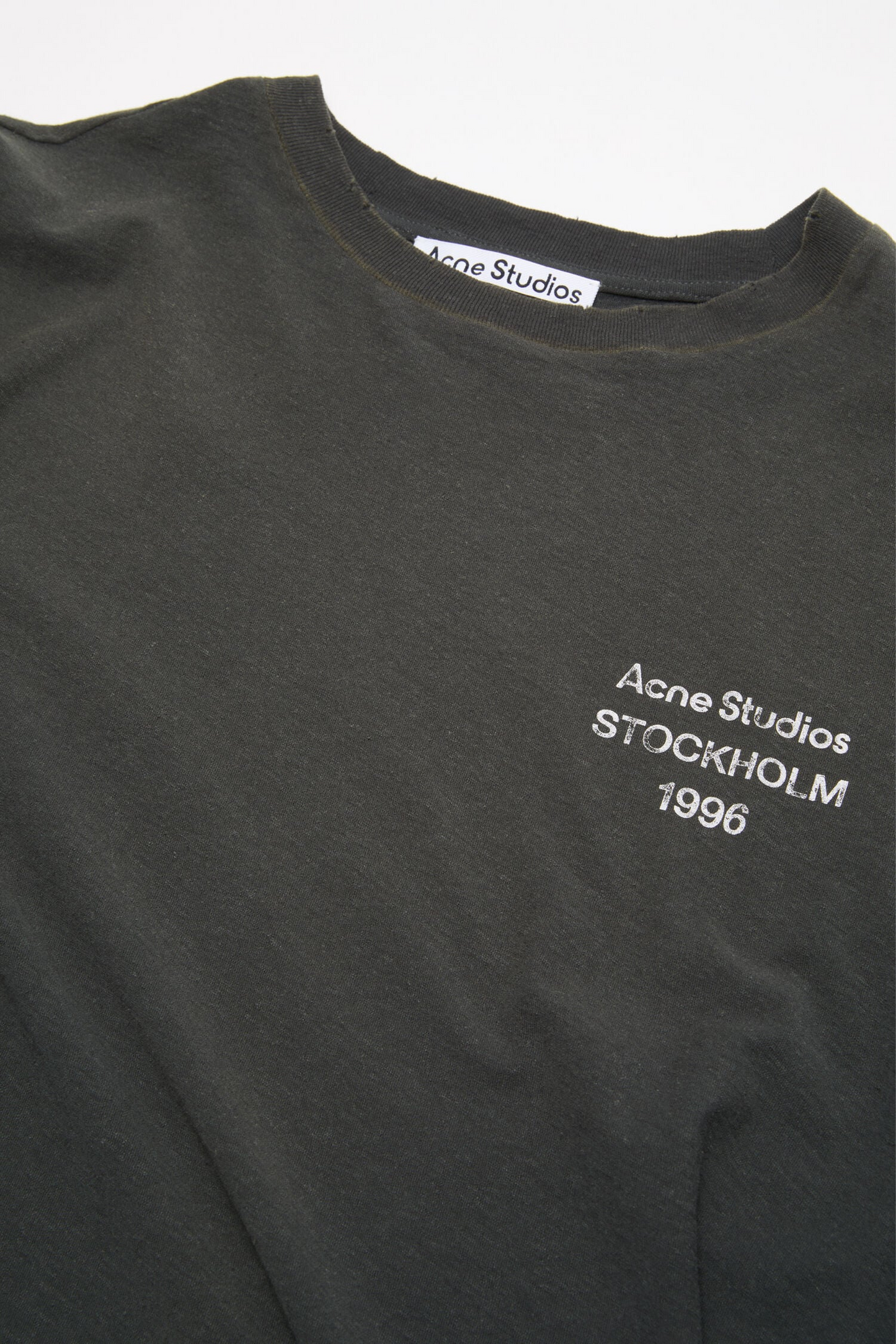Sprayed Logo T-Shirt Faded Black