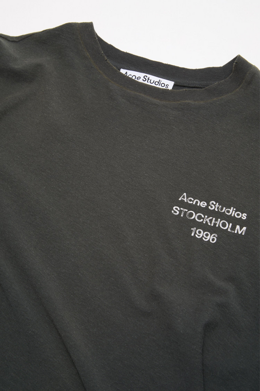 Sprayed Logo T-Shirt Faded Black