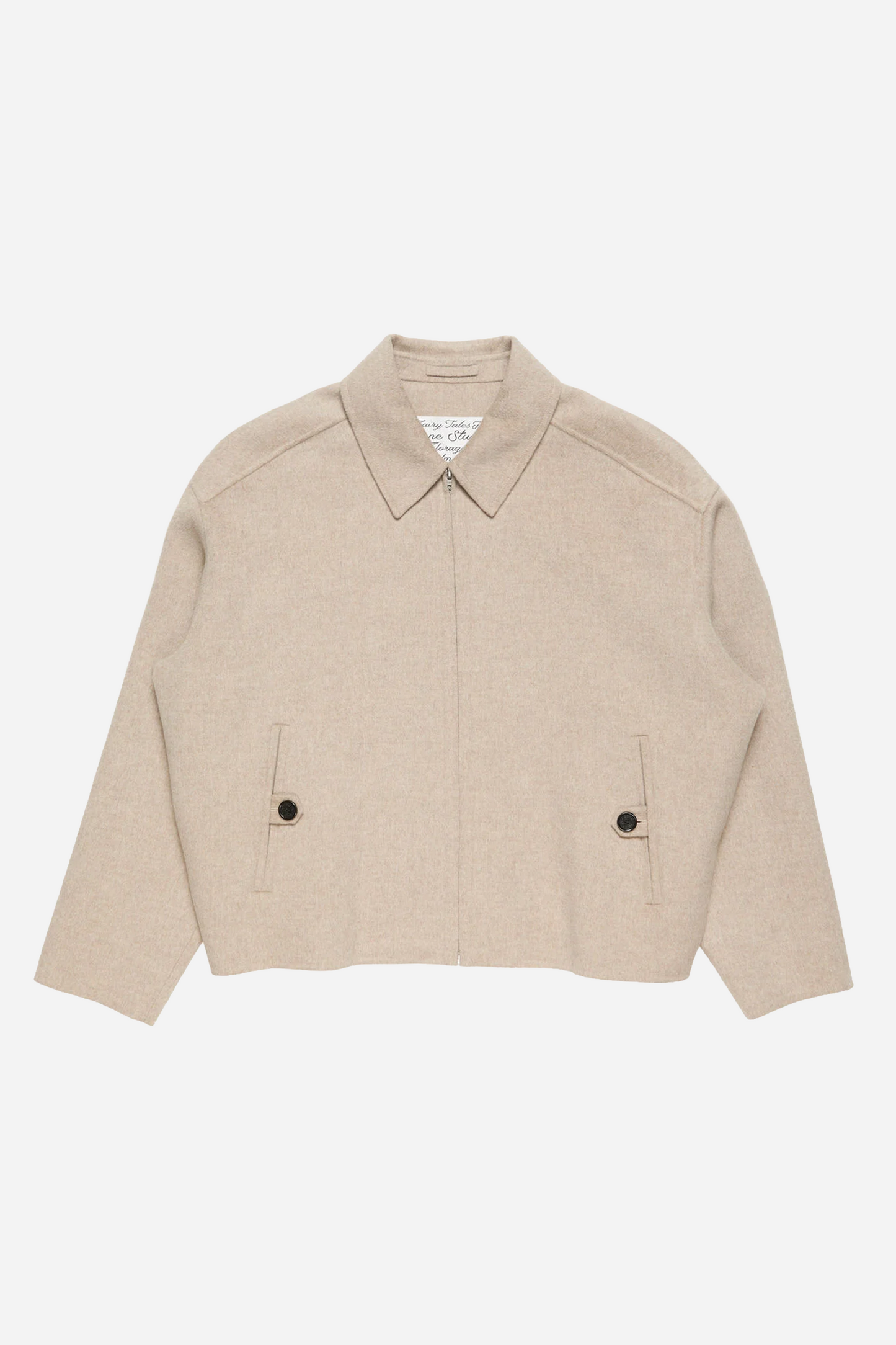 Cashmere Blend Jacket Oatmeal Melange