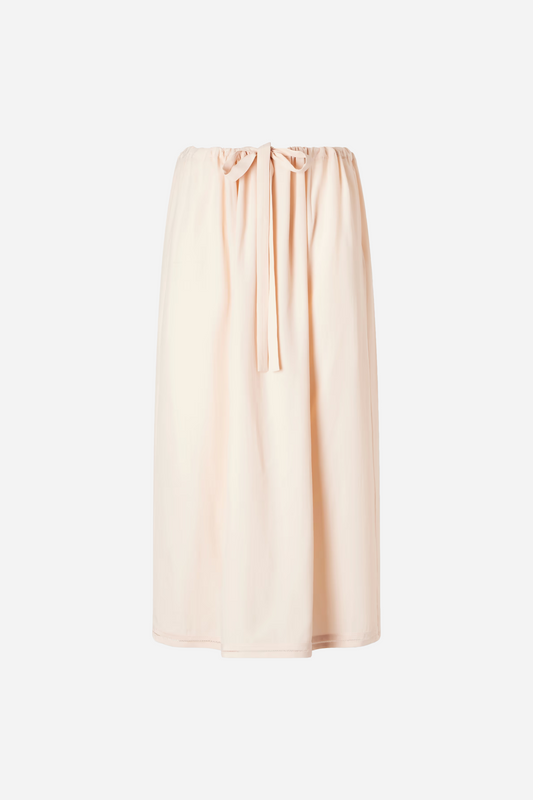 Fluid Silk Skirt Dusty Pink