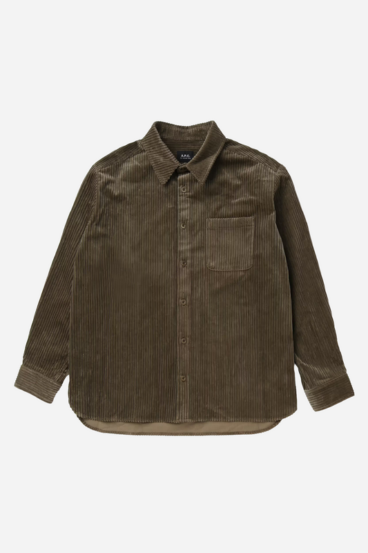 Malo Logo Shirt Taupe