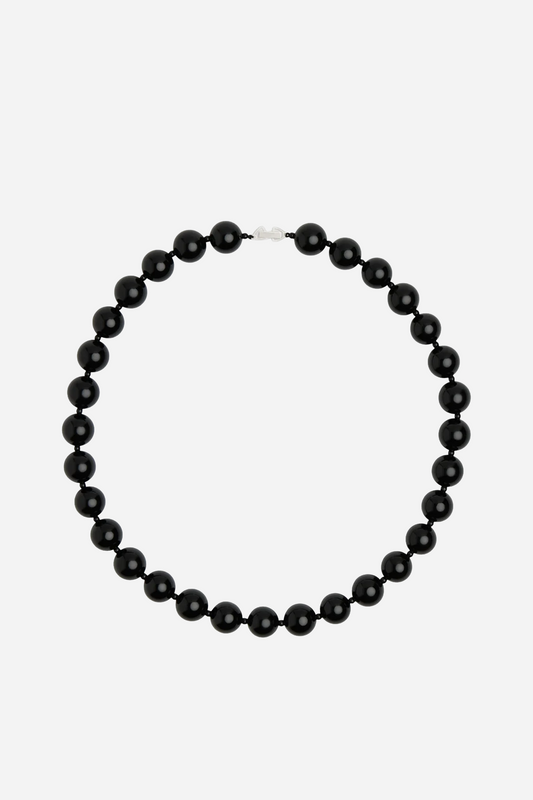 Dagny Stone Necklace Silver