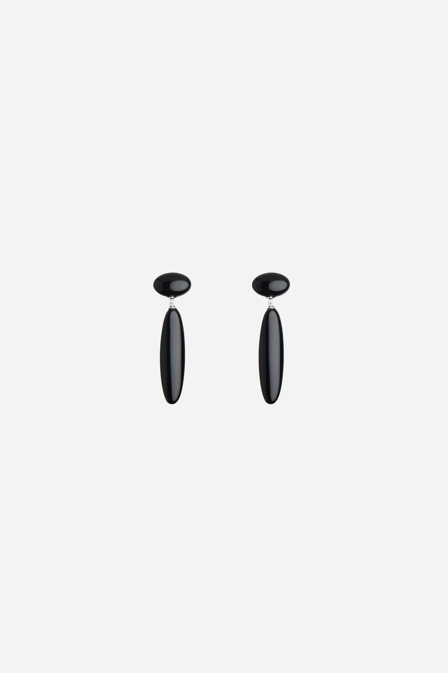 Dagny Long Earrings Silver