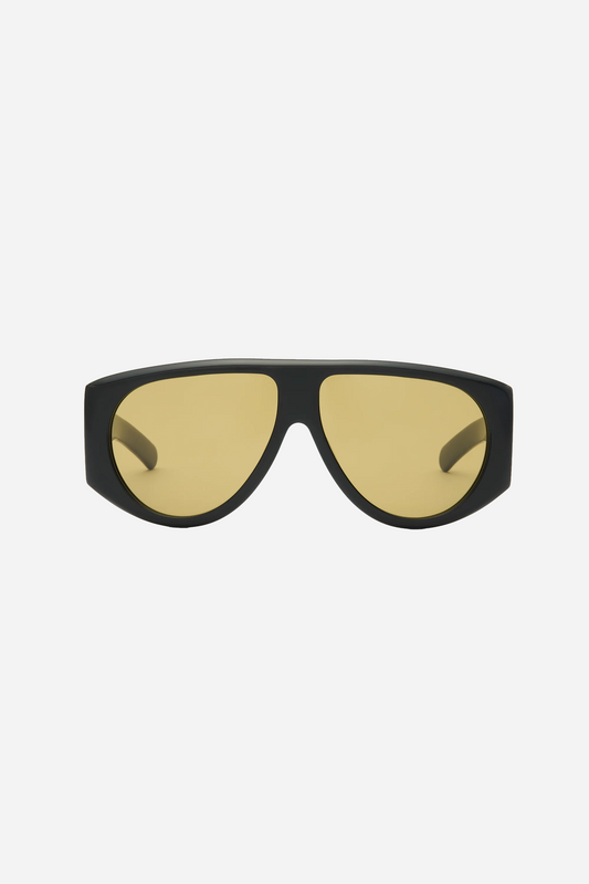 Berlyn Solid Black Smoked Olive Lens